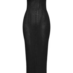 Tall Robe Longue Texturée Noire à Bretelles -Promos Jupe Éthérée Boutique 020d399589723d77732e8373df2b6e2958387ffd cnd6771 5