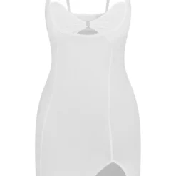 Shape Robe Moulante Blanche Découpée à Bretelles Et Détail Anneau -Promos Jupe Éthérée Boutique 02ca49d4b9d9f1c0e1703ff40d81c47d59368f14 cne0483 5