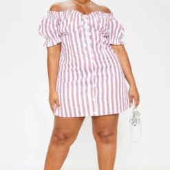 Plus Robe Droite Rose Imprimé Rayures à Col Bardot Et Boutons 8 Plus Robe Droite Rose Imprimé Rayures à Col Bardot Et Boutons -Promos Jupe Éthérée Boutique 05e05e29204be6b6717ee286e60c2096b1f69fb1 cmd9158 4