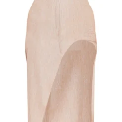 Plus Robe Mi-longue Gris Pierre Dos Nu Fendue Sur Le Côté -Promos Jupe Éthérée Boutique 0a99de3a99e2d3f42f928880d8d81b367066506e cne0771 5