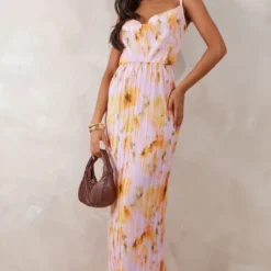 Tall Robe Longue Plissée Rose Fleurie Et Bretelles -Promos Jupe Éthérée Boutique 0cab8cbb69fd11623a60643b531ed8b1ca0b18e3 cnd7370 3