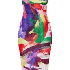 Tall Robe Mi-longue Multicolore Plissée à Bretelles -Promos Jupe Éthérée Boutique 0d1bc69a1a27cfc8daa4dfbd02331e181ef0c4d5 cmw5843 6