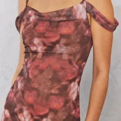 Tall Robe Longue Fleurie Rose à Col Bénitier -Promos Jupe Éthérée Boutique 0e20b8b35e8198c22e0158b93d7263cb4b60f6f1 cnd3395 4