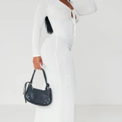 Shape Robe Longue Côtelée Transparente Blanche à Nouer Devant -Promos Jupe Éthérée Boutique 16e9f702ae03af62c0d04ce8c2601df2c22617f0 cnb2969 3