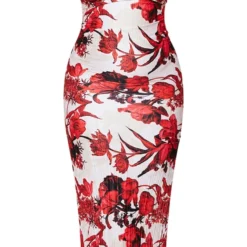 Plus Robe Longue Plissée Nude à Fleurs Imprimées à Bretelles -Promos Jupe Éthérée Boutique 1a1cf09b52767503581695fe299e7724bdbdf322 cne5089 5