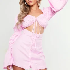 Petite Mini Robe Effet Lin Rose Bonbon Découpée Devant 7 Petite Mini Robe Effet Lin Rose Bonbon Découpée Devant -Promos Jupe Éthérée Boutique 1c798e45568feb8f7e111b61238eaef67ffbe1d5 cnd3123 1