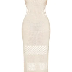 Petite Robe Longue Crème En Maille Crochet à Décolleté Plongeant -Promos Jupe Éthérée Boutique 1d99208c731c9decffdbee73daa974d9242f8015 cmr8372 6