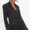 Tall Robe Blazer Oversize Noire