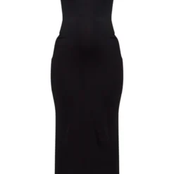 Logic Maternité Robe De Grossesse Longue En Jersey Noir à Bretelles -Promos Jupe Éthérée Boutique 1e9de1bd56ef2eb67a75f5a2ad181adf066d4abe cne5225 5