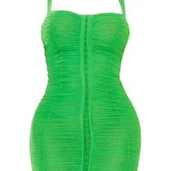 Shape Robe Moulante En Mesh Vert Vif à Crochets Et Oeillets -Promos Jupe Éthérée Boutique 1f2e17b218835ff2b76377cdafe002d5c83a71de cmw7601 6