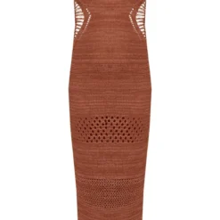 Maternité Robe De Grossesse Longue En Maille Crochet Chocolat Ajourée Sur Les Côtés -Promos Jupe Éthérée Boutique 24cf1e88419ed4991e34c26ed944d02e28d82c43 cmw7893 6