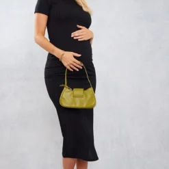 Logic Maternité Robe De Grossesse Mi-longue En Maille Côtelée Noire à Manches Courtes 7 Logic Maternité Robe De Grossesse Mi-longue En Maille Côtelée Noire à Manches Courtes -Promos Jupe Éthérée Boutique 25bbc1d47febe710015b6101c190ccb398e44b2f cne8198 3