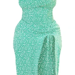 Plus Robe Mi-longue Verte Fleurie à Col Bénitier Et Fronces Sur Le Côté 9 Plus Robe Mi-longue Verte Fleurie à Col Bénitier Et Fronces Sur Le Côté -Promos Jupe Éthérée Boutique 297e7626b007dedef9a2de3bdba94ceef32745d7 cmw4008 6