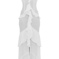 Tall Robe Longue Texturée Crème à Volants 9 Tall Robe Longue Texturée Crème à Volants -Promos Jupe Éthérée Boutique 2d96b910f4e468459b331f663d547a04f4d56bbe cne2098 5