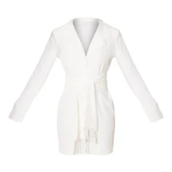 Tall Robe Blazer Blanche Nouée à La Taille -Promos Jupe Éthérée Boutique 33fa3b25c65adb55db4d086613ea92035f1ae63b cnb6610 5