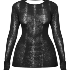 Shape Robe Moulante Noire Ajourée Transparente à Dos Ouvert -Promos Jupe Éthérée Boutique 36a25974c24e054ce90a0794865cfc3414ffb970 cna2876 5