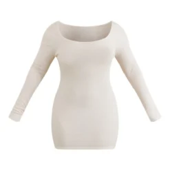 Shape Robe Moulante Côtelée Beige à Manches Longues Et Dos Ouvert Arrondi -Promos Jupe Éthérée Boutique 377a60a47f88b77ad2835d187425cbf0d3b66c67 cnc4554 5