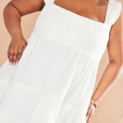 Plus Robe Droite Blanche Texturée Superposée -Promos Jupe Éthérée Boutique 38f31201582966b7b9219d41045090abb3f2c477 cnd4916 4