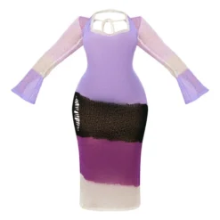 Plus Robe Longue En Maille Tricot Transparente Violette -Promos Jupe Éthérée Boutique 3984d82bcbcfa4eec52933f8813f3a9e644daf1a cnd4947 5