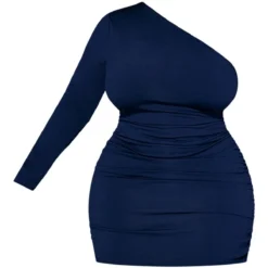 Plus Robe Moulante Asymétrique Bleu Marine à Manche Longue -Promos Jupe Éthérée Boutique 3a39aef8c5a635948c84e8dda1fd9dd40892cc32 cnc9662 5
