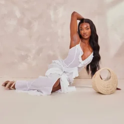 Tall Robe Longue Texturée Crème à Volants 7 Tall Robe Longue Texturée Crème à Volants -Promos Jupe Éthérée Boutique 3bdd8df71b519cc4c36f88be87bc7e8cd5370f0a cne2098 3