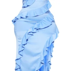 Plus Robe Longue Satinée Bleue à étages -Promos Jupe Éthérée Boutique 3c4da02118c39a42ea0c58b7364909dcc3521aab cnd4827 5
