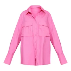 Petite Robe Chemise Style Cargo Rose Vif Oversize -Promos Jupe Éthérée Boutique 438d49140ad4ef77f2fba8ef59a694be168e348d cmw3350 6