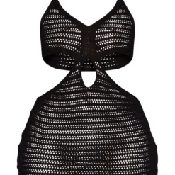 Shape Robe Courte En Maille Crochet Noire Découpée -Promos Jupe Éthérée Boutique 47b2cc24bc9c130253358c4ee2f999c63627be8d cne0510 5