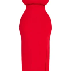 Plus Robe Longue Rouge à épaule Unique Et Fente Latérale -Promos Jupe Éthérée Boutique 4b57aa80e9d34bd99c98af69b1a1275ed4da3237 cnd4964 5