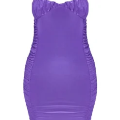 Logic Petite Robe Violette Froncée à Bretelles -Promos Jupe Éthérée Boutique 4d065807e6b8f9b3052d51d39d82e1533d720de3 cmy8800 6