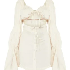 Petite Mini Robe Effet Lin Sable Clair Découpée Devant 9 Petite Mini Robe Effet Lin Sable Clair Découpée Devant -Promos Jupe Éthérée Boutique 4de35a6b349ad35e00a65aa4cd4e6b11c231aa08 cnd3124 5