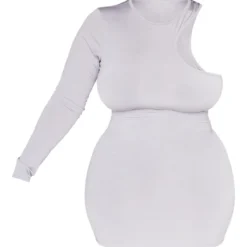 Plus Robe Moulante Asymétrique Grise Découpée -Promos Jupe Éthérée Boutique 51b3b8cf86fc35344772b46bba40374fe76182db cnd2482 5