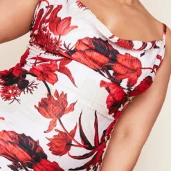 Plus Robe Longue Plissée Nude à Fleurs Imprimées à Bretelles -Promos Jupe Éthérée Boutique 522770801c89af9e0323359c3d39917e75273824 cne5089 4