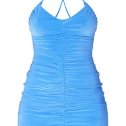 Tall Robe Moulante Bleue à Devant Croisé Et Lanières -Promos Jupe Éthérée Boutique 545cbc3156ff27ff42bdd7944a943d3e12557cbd cmv6373 6