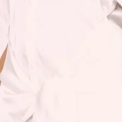 Plus Robe Chemise Oversize Blanche à Lien Noué Devant -Promos Jupe Éthérée Boutique 551a694f6d9123205ef8d7d46764b3a00ee2ea2f cmw4351 5