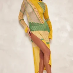 Tall Robe Longue Déchirée En Maille Tricot Ajourée Jaune à Fente Sur Le Côté 7 Tall Robe Longue Déchirée En Maille Tricot Ajourée Jaune à Fente Sur Le Côté -Promos Jupe Éthérée Boutique 554512dbb3b7e8332d19eb9e4c7ece2192ffcbb2 cnd0303 3