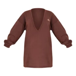 PRETTYLITTLETHING Shape Robe Pull Marron Chocolat à Décolleté Et Broderie -Promos Jupe Éthérée Boutique 5768dab04e04cb4a1f2474649cde9422b171f2e2 cnb0922 5