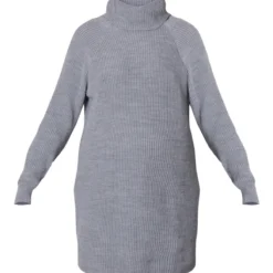 Maternité Robe Pull De Grossesse Gris Chiné Oversize à Col Montant -Promos Jupe Éthérée Boutique 57d09664b1e550d4b6bc9b5744f0bd7acdc376b5 cna9481 5