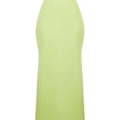 Tall Robe Longue Vert Citron à Décolleté Plongeant -Promos Jupe Éthérée Boutique 598cf6123149169ddc56ea4edbe9c1c07bc16059 cnd3422 5