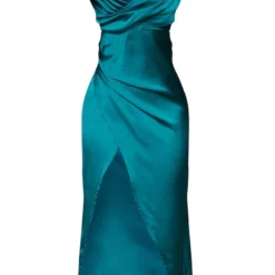Petite Robe Longue Satinée Vert émeraude Détail Portefeuille -Promos Jupe Éthérée Boutique 599eae115e3be1e7954af09b19bd03453e291ffc cme0722 6