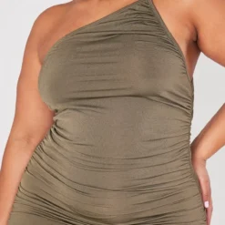 Plus Robe Moulante Kaki Froncée Asymétrique -Promos Jupe Éthérée Boutique 5d0be79cb126b8fe8f149ccbc0debacd6a84b9e9 cnd2489 4