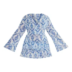 Plus Robe Droite Bleu Ciel Imprimée à Volants -Promos Jupe Éthérée Boutique 5ec1efd8a804083fe5965297cf43f8dde7a205f4 cnc9705 5