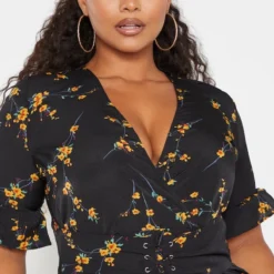 Plus Robe Fluide Noire à Imprimé Floral Et Corset -Promos Jupe Éthérée Boutique 5edfa5c88daf45dd69ace61db51de8734956afb5 cmf1373 5