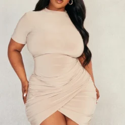 Plus Robe Moulante Taupe Manches Courtes Jupe Portefeuille 7 Plus Robe Moulante Taupe Manches Courtes Jupe Portefeuille -Promos Jupe Éthérée Boutique 60242b2eac955606676eea3ad743f15d5d9d35b5 cnd5064 3