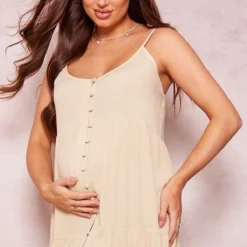 Maternité Robe De Grossesse Effet Lin Sauge à Bretelles 8 Maternité Robe De Grossesse Effet Lin Sauge à Bretelles -Promos Jupe Éthérée Boutique 611f502905d42543c1ce0214e5f9b79cca4e68d3 cnd7407 4