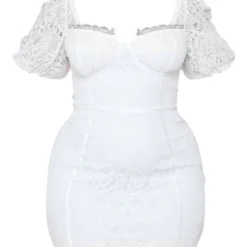 Plus Robe Moulante En Dentelle Blanche à Bonnets -Promos Jupe Éthérée Boutique 638d31d6a431a11a61c1fbc5a6afd7b14d4ff981 cne0848 5