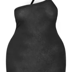 Shape Mini Robe En Mesh Transparent Noire à Bretelle Asymétrique -Promos Jupe Éthérée Boutique 64a7a9f1fe5701e4b584eb1291503aeec6c20856 cnd7466 5