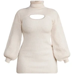 Shape Robe Pull Moulante Avoine 2 En 1 à Manches Ballon Et Col Roulé -Promos Jupe Éthérée Boutique 6951dfc76fc6e471bbb34195b509f68ff5593607 cnc1628 5