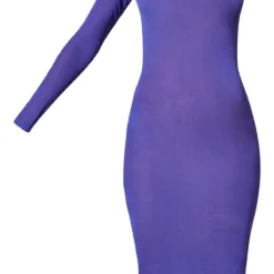 Tall Robe Mi-longue En Maille Tricot Transparente Bleue à Découpes Et épaule Unique -Promos Jupe Éthérée Boutique 69c235ac6deb50a84e15bdaea20bd6ced2b14048 cmw5130 6