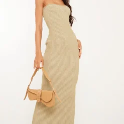 Tall Robe Bustier Mi-longue Sauge Chiné En Maille Tricot -Promos Jupe Éthérée Boutique 6a3678372215d38c4e3ac05747821ebf58a71f2c cnf1302 3